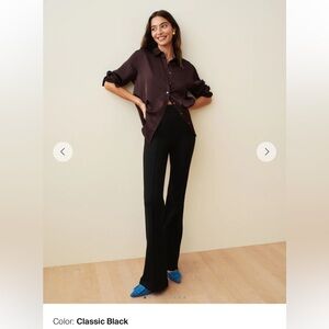 SPANX Ponte Flare Pants in Black size L